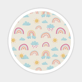 Cutie Pie Rainbows Magnet